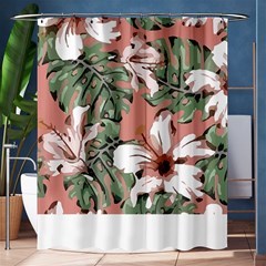 Hawaii T- Shirt Hawaii Hello Modern T- Shirt Shower Curtain 60  x 72  (Medium) 