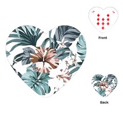 Hawaii T- Shirt Hawaii Hope Flowers Trend T- Shirt Playing Cards Single Design (heart)