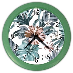 Hawaii T- Shirt Hawaii Hope Flowers Trend T- Shirt Color Wall Clock by EnriqueJohnson