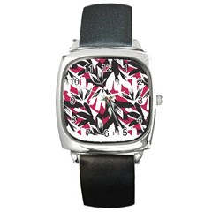 Hawaii T- Shirt Hawaii Hummingbird Trend T- Shirt Square Metal Watch by EnriqueJohnson