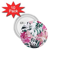 Hawaii T- Shirt Hawaii Ice Flowers Garden T- Shirt 1 75  Buttons (10 Pack)