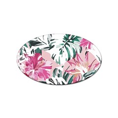 Hawaii T- Shirt Hawaii Ice Flowers Garden T- Shirt Sticker (oval)