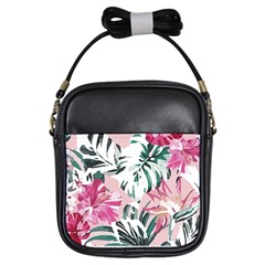 Hawaii T- Shirt Hawaii Ice Flowers Garden T- Shirt Girls Sling Bag