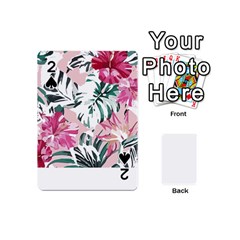 Hawaii T- Shirt Hawaii Ice Flowers Garden T- Shirt Playing Cards 54 Designs (mini)