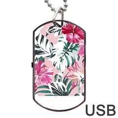 Hawaii T- Shirt Hawaii Ice Flowers Garden T- Shirt Dog Tag Usb Flash (one Side)