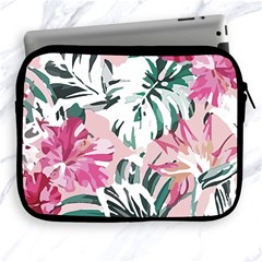 Hawaii T- Shirt Hawaii Ice Flowers Garden T- Shirt Apple Ipad 2/3/4 Zipper Cases