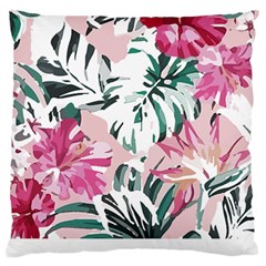 Hawaii T- Shirt Hawaii Ice Flowers Garden T- Shirt Standard Premium Plush Fleece Cushion Case (one Side)