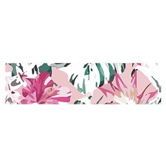 Hawaii T- Shirt Hawaii Ice Flowers Garden T- Shirt Oblong Satin Scarf (16  X 60 )