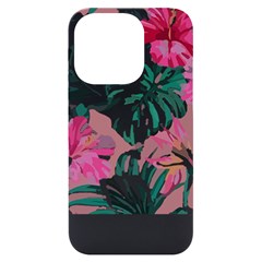 Hawaii T- Shirt Hawaii Ice Flowers Garden T- Shirt Iphone 14 Pro Black Uv Print Case