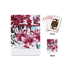 Hawaii T- Shirt Hawaii Indian Flower Modern T- Shirt Playing Cards Single Design (mini)