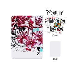 Hawaii T- Shirt Hawaii Indian Flower Modern T- Shirt Playing Cards 54 Designs (mini)