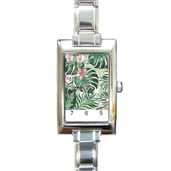 Hawaii T- Shirt Hawaii Jungle Creative T- Shirt Rectangle Italian Charm Watch by EnriqueJohnson