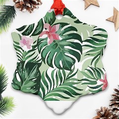 Hawaii T- Shirt Hawaii Jungle Creative T- Shirt Ornament (snowflake)