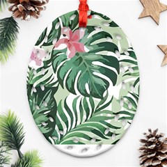 Hawaii T- Shirt Hawaii Jungle Creative T- Shirt Ornament (oval Filigree)