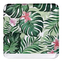 Hawaii T- Shirt Hawaii Jungle Creative T- Shirt Square Glass Fridge Magnet (4 Pack) by EnriqueJohnson