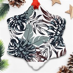 Hawaii T- Shirt Hawaii Kiss Water Modern T- Shirt Ornament (snowflake)