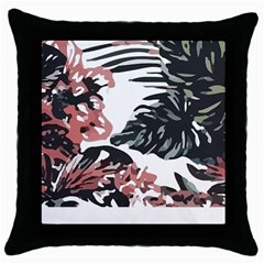 Hawaii T- Shirt Hawaii Krying Doors Pattern T- Shirt Throw Pillow Case (black) by EnriqueJohnson