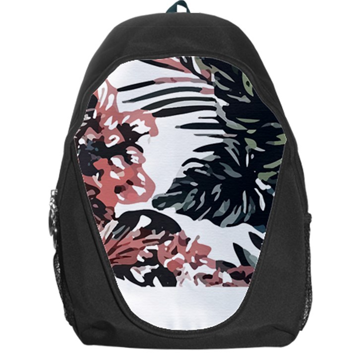 Hawaii T- Shirt Hawaii Krying Doors Pattern T- Shirt Backpack Bag