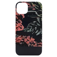 Hawaii T- Shirt Hawaii Krying Doors Pattern T- Shirt Iphone 14 Plus Black Uv Print Case