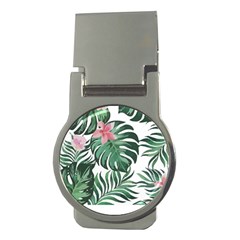 Hawaii T- Shirt Hawaii Leather Flower Garden T- Shirt Money Clips (round)  by EnriqueJohnson