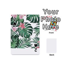 Hawaii T- Shirt Hawaii Leather Flower Garden T- Shirt Playing Cards 54 Designs (mini)