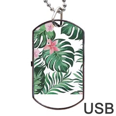 Hawaii T- Shirt Hawaii Leather Flower Garden T- Shirt Dog Tag Usb Flash (two Sides) by EnriqueJohnson