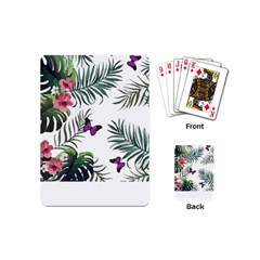 Hawaii T- Shirt Hawaii Lent Flowers Pattern T- Shirt Playing Cards Single Design (mini)