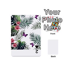 Hawaii T- Shirt Hawaii Lent Flowers Pattern T- Shirt Playing Cards 54 Designs (mini)