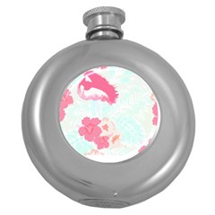 Hawaii T- Shirt Hawaii Lis Flowers Trend T- Shirt Round Hip Flask (5 Oz) by EnriqueJohnson