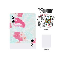 Hawaii T- Shirt Hawaii Lis Flowers Trend T- Shirt Playing Cards 54 Designs (mini)