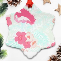 Hawaii T- Shirt Hawaii Lis Flowers Trend T- Shirt Ornament (snowflake)