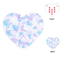 Hawaii T- Shirt Hawaii Love Flowers Trend T- Shirt Playing Cards Single Design (heart)