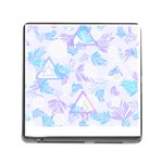 Hawaii T- Shirt Hawaii Love Flowers Trend T- Shirt Memory Card Reader (Square 5 Slot) Front