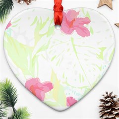 Hawaii T- Shirt Hawaii Mahalo Trend T- Shirt Ornament (heart)