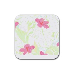 Hawaii T- Shirt Hawaii Mahalo Trend T- Shirt Rubber Coaster (square) by EnriqueJohnson