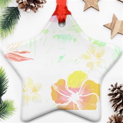 Hawaii T- Shirt Hawaii Meadow Fashion T- Shirt Ornament (star)