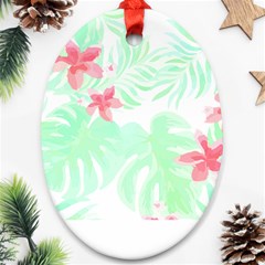 Hawaii T- Shirt Hawaii Meadow Trend T- Shirt Ornament (oval)