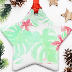 Hawaii T- Shirt Hawaii Meadow Trend T- Shirt Ornament (star)