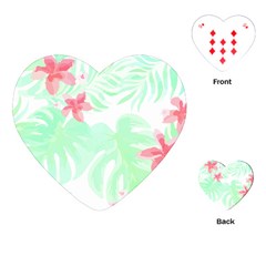 Hawaii T- Shirt Hawaii Meadow Trend T- Shirt Playing Cards Single Design (heart)