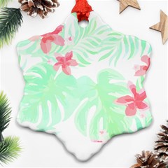 Hawaii T- Shirt Hawaii Meadow Trend T- Shirt Ornament (snowflake)