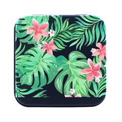 Hawaii T- Shirt Hawaii Meadow Trend T- Shirt Square Metal Box (black) by EnriqueJohnson