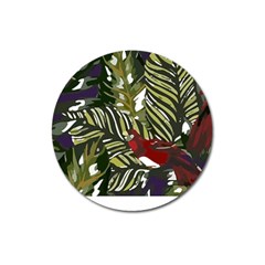 Hawaii T- Shirt Hawaii Pattern Garden T- Shirt Magnet 3  (round) by EnriqueJohnson