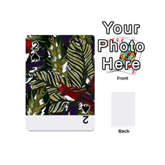 Hawaii T- Shirt Hawaii Pattern Garden T- Shirt Playing Cards 54 Designs (mini)