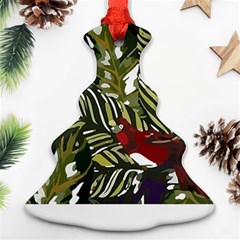 Hawaii T- Shirt Hawaii Pattern Garden T- Shirt Ornament (christmas Tree) 