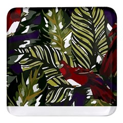 Hawaii T- Shirt Hawaii Pattern Garden T- Shirt Square Glass Fridge Magnet (4 Pack) by EnriqueJohnson