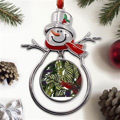 Hawaii T- Shirt Hawaii Pattern Garden T- Shirt Metal Snowman Ornament