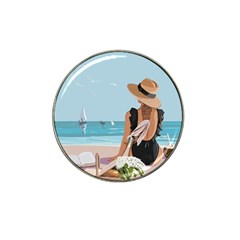 Rest By The Sea Hat Clip Ball Marker by SychEva