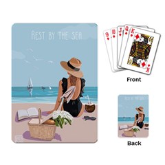 Rest By The Sea Playing Cards Single Design (rectangle) by SychEva