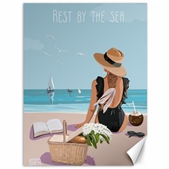 Rest By The Sea Canvas 36  X 48  by SychEva