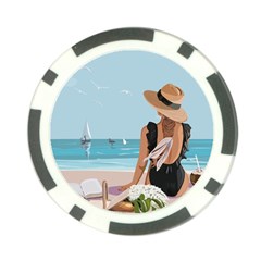 Rest By The Sea Poker Chip Card Guard (10 Pack) by SychEva